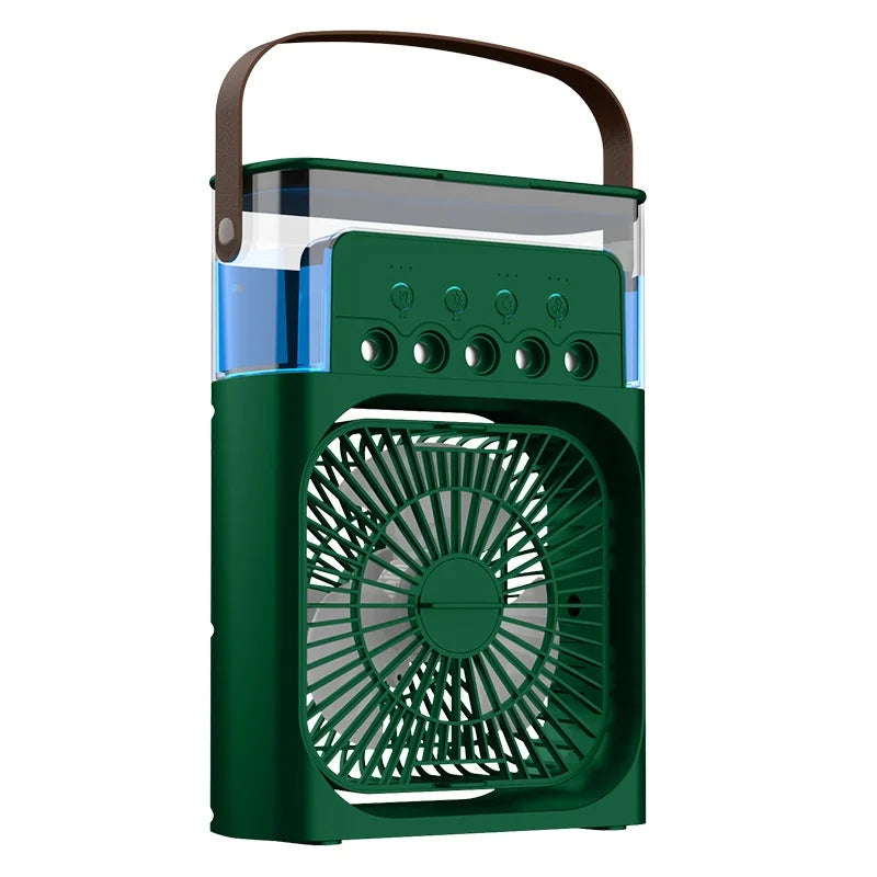 3-in-1 Portable Air Cooler & Humidifier with LED Night Light - Perfect for Home & Office!