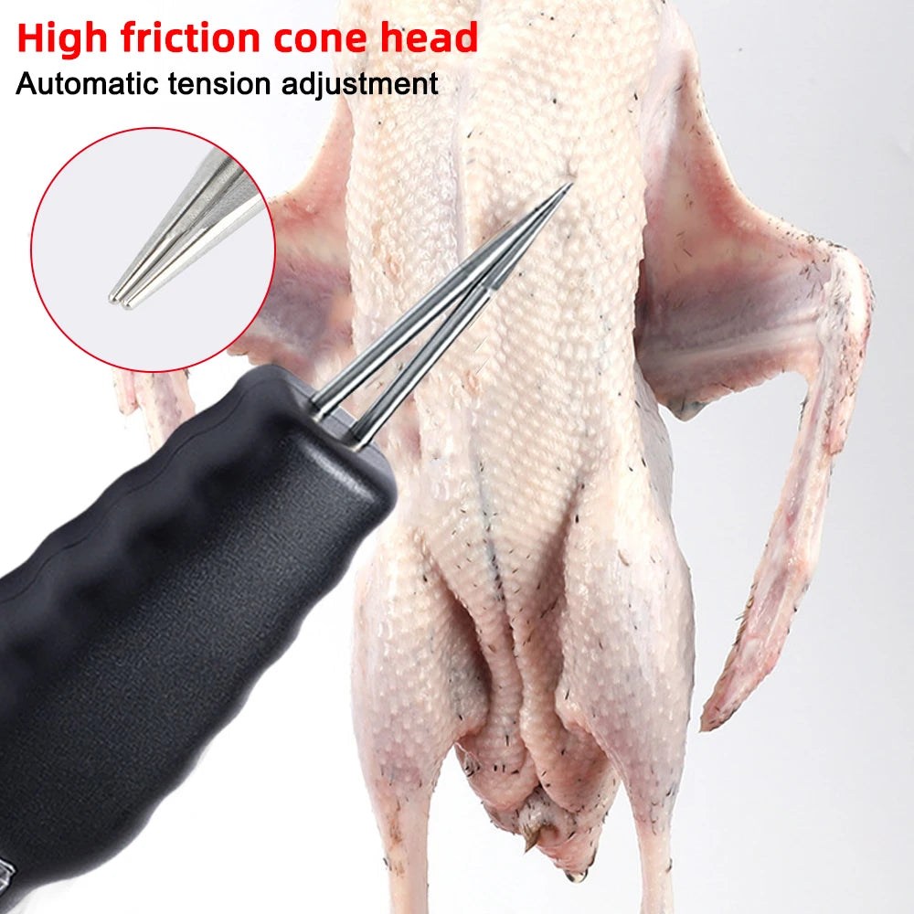 Efficient Poultry Electric Feather Plucker - Quick & Easy Chicken, Duck, and Goose Feather Remover for Farm Use