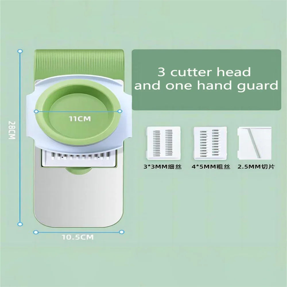 Ultimate Stainless Steel Vegetable Slicer - Multifunctional Kitchen Cutter for Effortless Dicing and Slicing!