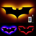 Enchanting 3D RGB Bat Wall Lamp - Remote-Controlled LED Decor for Bedroom, Living Room, and More!