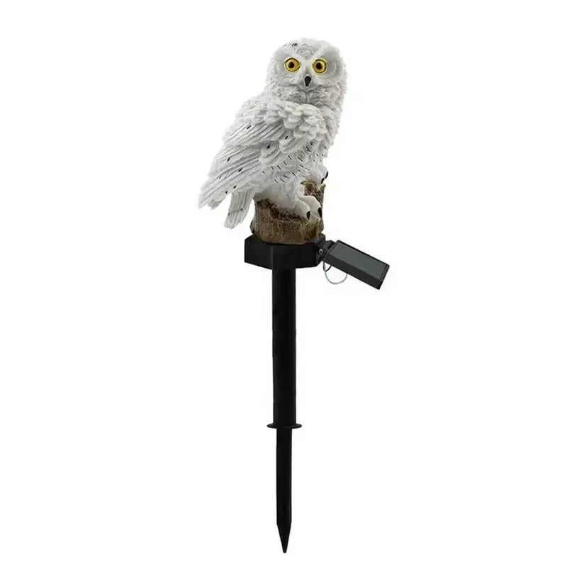 Illuminate Your Garden with Solar Owl LED Lawn Lamp – Waterproof Outdoor Christmas Light Decor