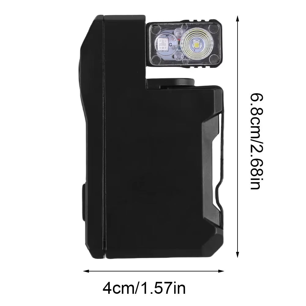 G5 Mini EDC Flashlight - 400 Lumens Rechargeable Pocket Torch with 180° Rotating Head for Outdoor Adventures and Emergencies