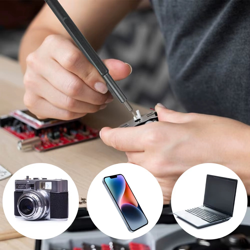 25-in-1 Magnetic Precision Screwdriver Set - Ultimate Mini Tool Kit for Mobile Phone & PC Repair with Torx & Hex Bits