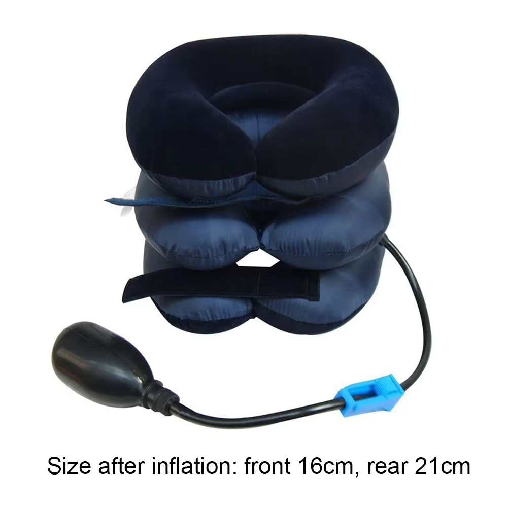Inflatable Neck Stretcher – Air Cervical Traction Support for Stress Relief & Relaxation at Home or Office