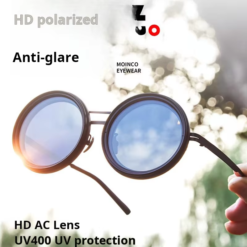 Premium 9-Level Adjustable ND Fishing Sunglasses – UV400 Polarized Outdoor Eyewear with TAC Lenses & Stylish Protective Case