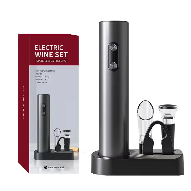 Effortless Electric Wine Bottle Opener - Automatic Corkscrew for Perfectly Uncorked Wine Every Time!
