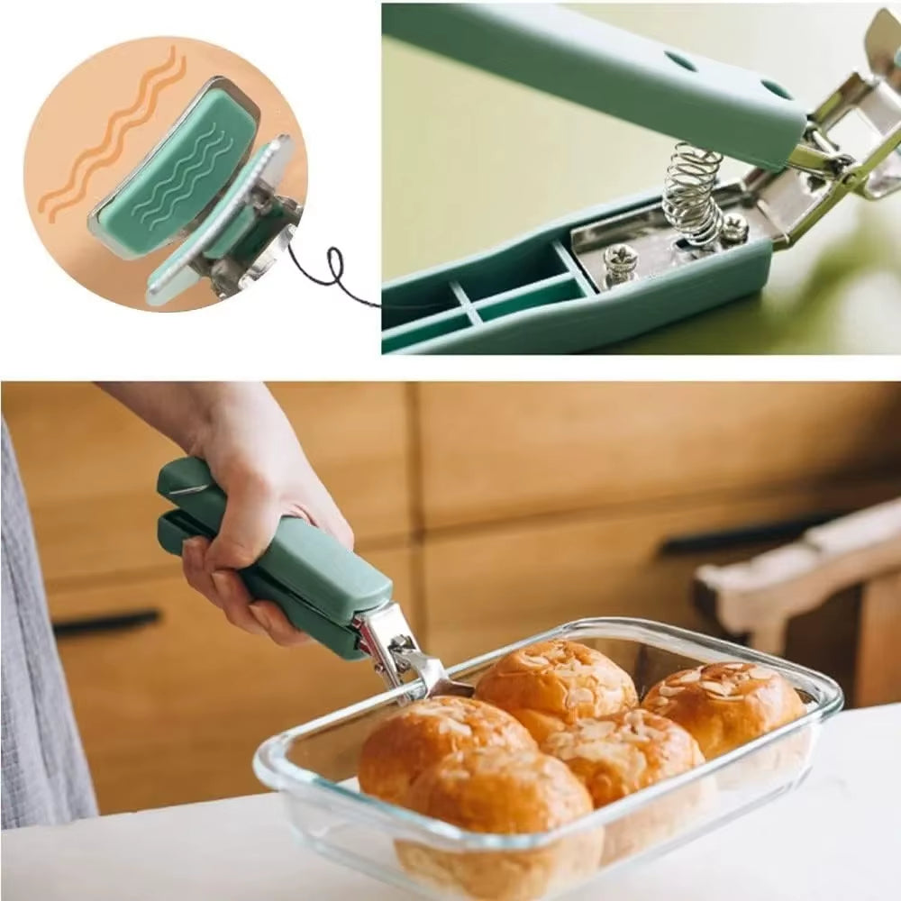 Anti-Scald Hand Clamp - Safe Kitchen Tool for Steaming and Serving Vegetables