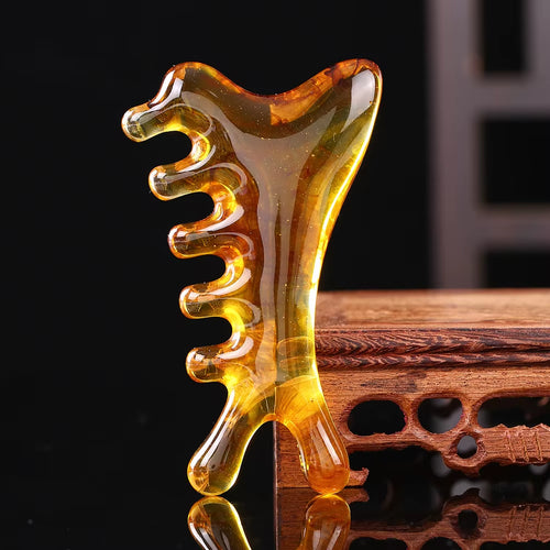 4-in-1 Head Massage Comb - Meridian Scalp & Face Unblocking Guasha Tool