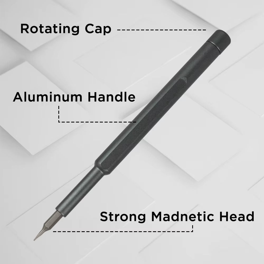 25-in-1 Magnetic Precision Screwdriver Set - Ultimate Mini Tool Kit for Mobile Phone & PC Repair with Torx & Hex Bits