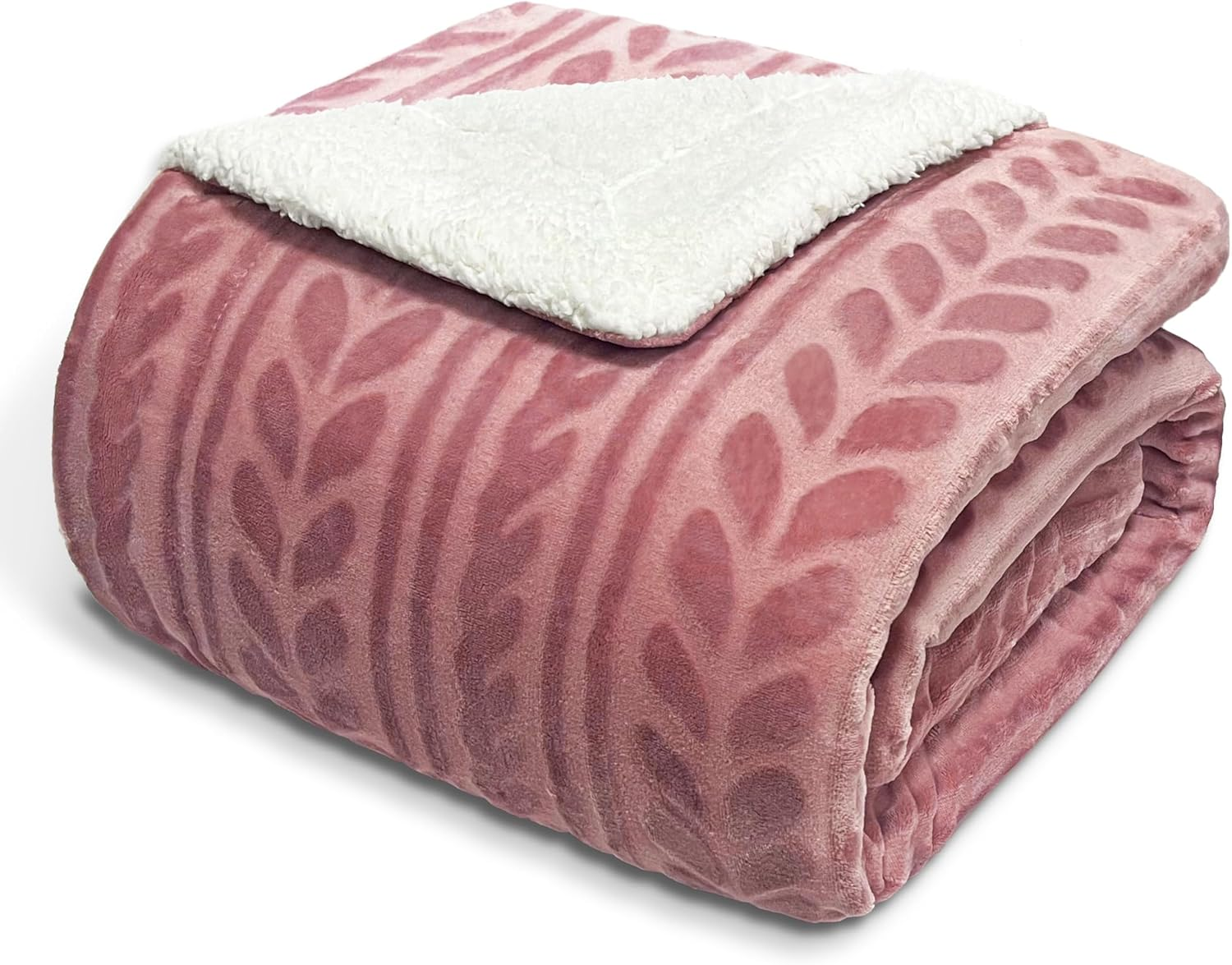 Luxurious King Size Reversible Sherpa Fleece Blanket – Soft & Warm Throw for Bed, Couch & Sofa