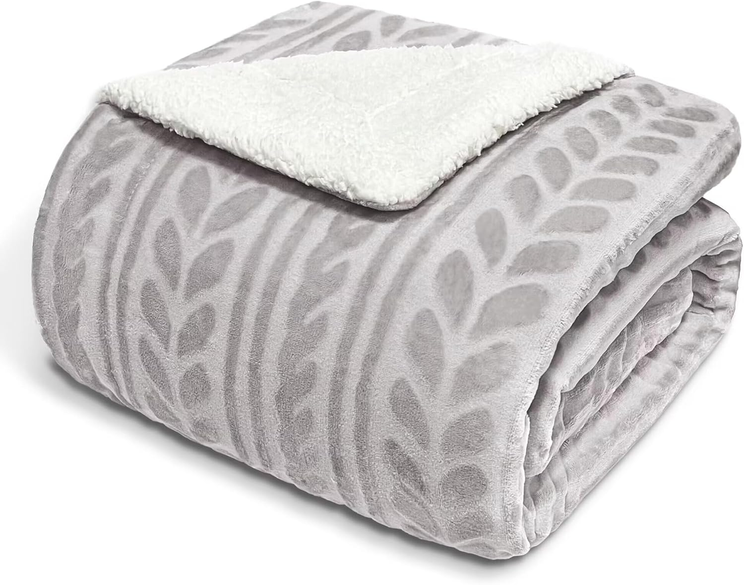 Luxurious King Size Reversible Sherpa Fleece Blanket – Soft & Warm Throw for Bed, Couch & Sofa