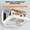 Adjustable Waterproof Shower Phone Holder – 360° Rotating Wall Mount Stand with Aromatherapy for All Smartphones