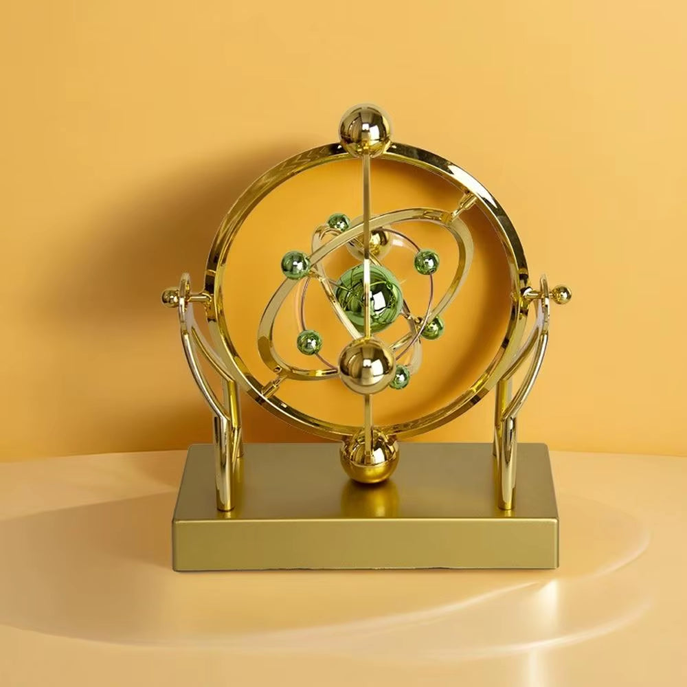 Celestial Orbit Perpetual Motion Pendulum - Elegant Desk Toy for Stress Relief and Educational Science Decor
