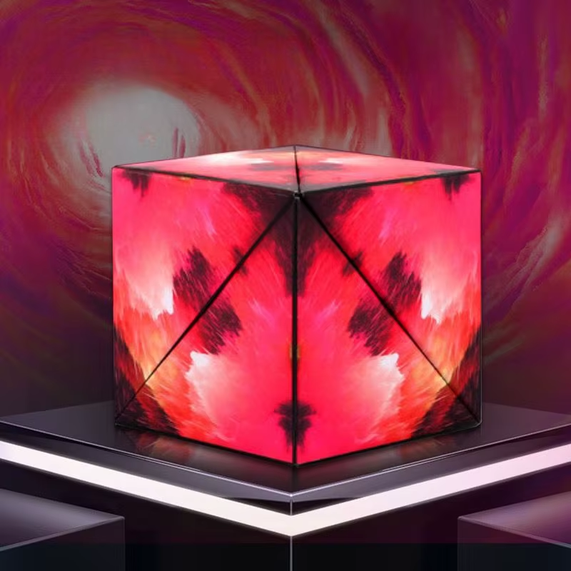 Creative Infinite Cube Magnetic Magic Puzzle – Anti-Stress 3D Flip Cubic Toy for Kids & Adults