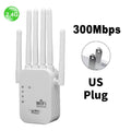 1200Mbps Dual-Band WiFi Repeater & Signal Booster - Amplify Your Internet with 2.4G & 5G Network!