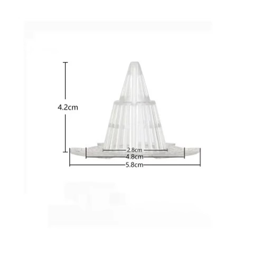 10-Pack Leakproof Flower Pot Mesh Mats - Prevent Soil Loss with Breathable Conical Grids