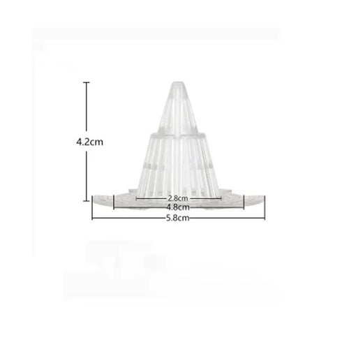 10-Pack Leakproof Flower Pot Mesh Mats - Prevent Soil Loss with Breathable Conical Grids