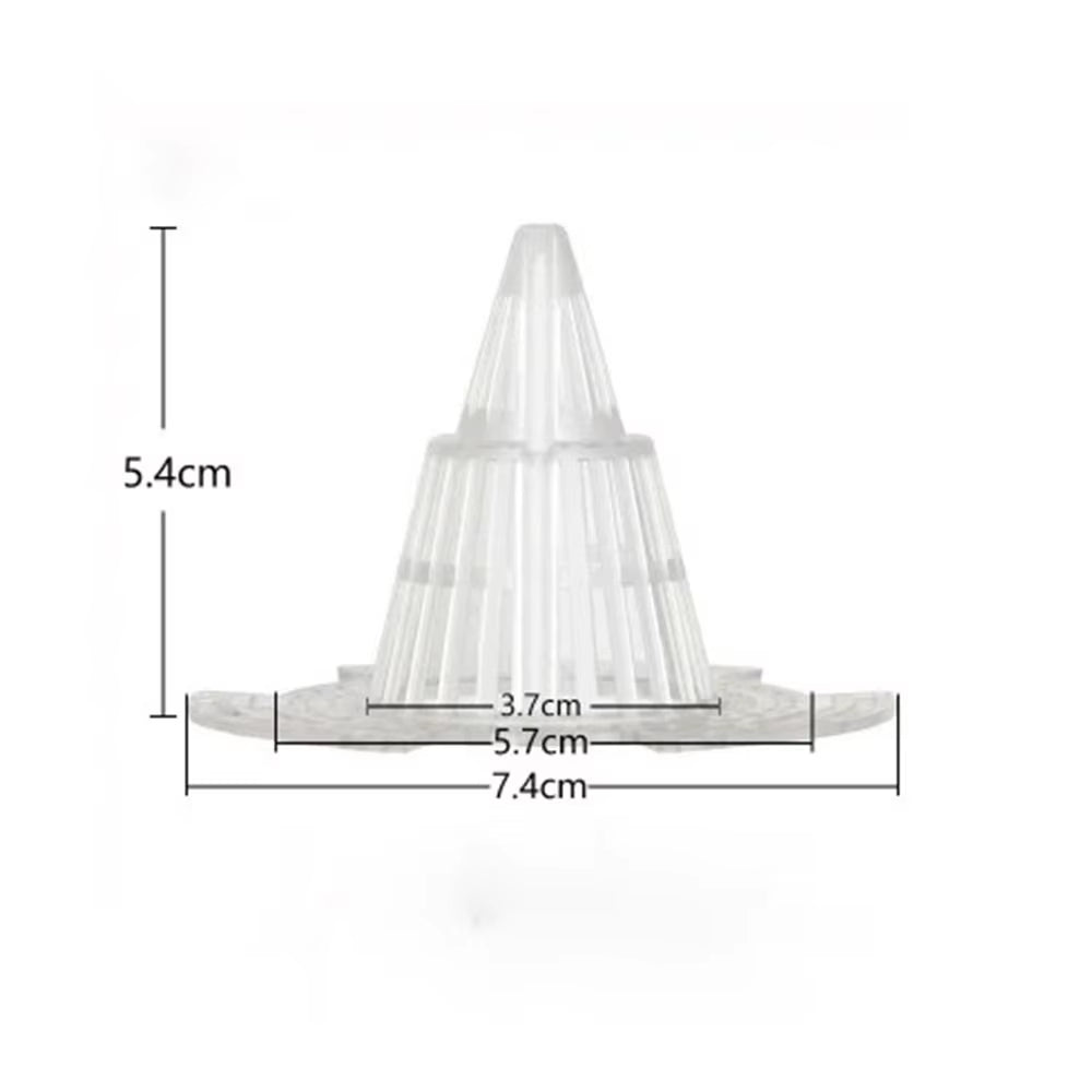 10-Pack Leakproof Flower Pot Mesh Mats - Prevent Soil Loss with Breathable Conical Grids