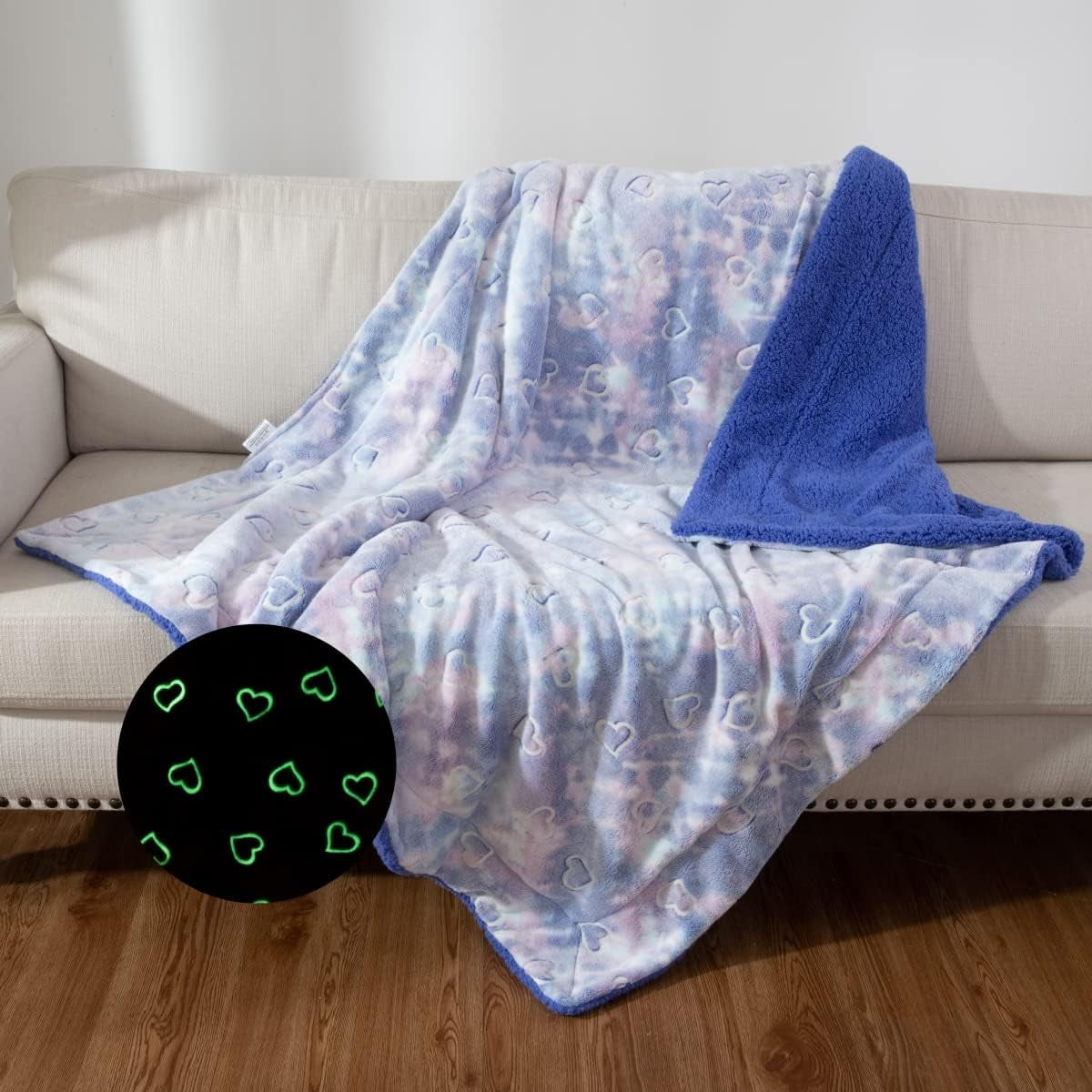 Luxurious Rose Pink Faux Fur Throw Blanket - Super Soft, Cozy & Lightweight Sherpa for Bed & Couch (50"X65")