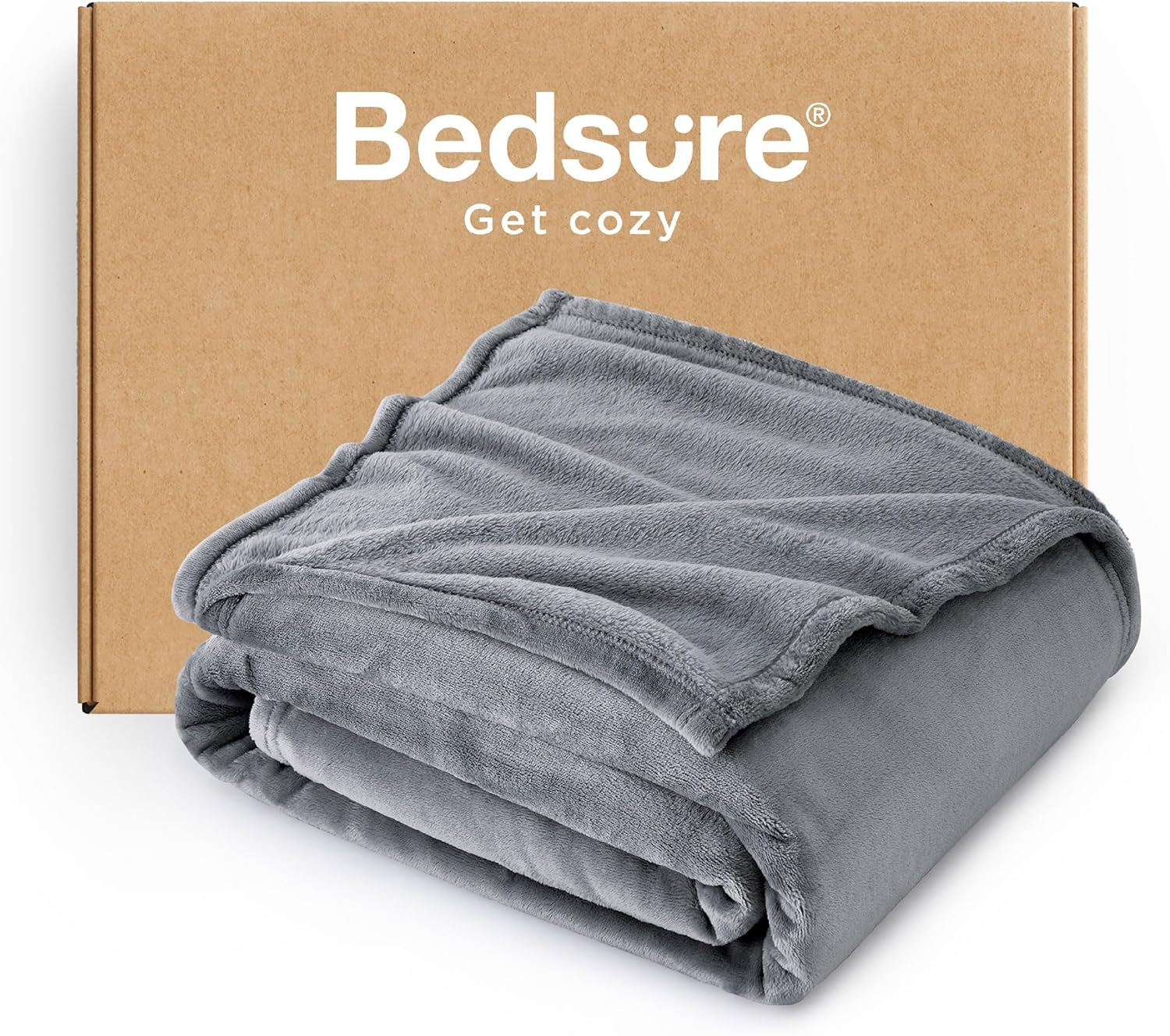 Gentlesoft Brown Fleece Throw Blanket - Ultra-Soft 300GSM Cozy Plush for Couch, Sofa, Bed - Lightweight 50x60 Inches Perfect for Toddlers