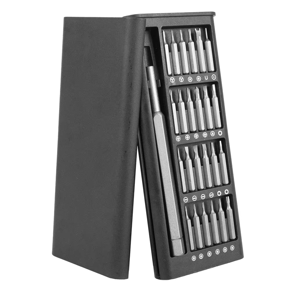 25-in-1 Magnetic Precision Screwdriver Set - Ultimate Mini Tool Kit for Mobile Phone & PC Repair with Torx & Hex Bits