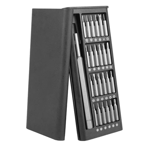 25-in-1 Magnetic Precision Screwdriver Set - Ultimate Mini Tool Kit for Mobile Phone & PC Repair with Torx & Hex Bits