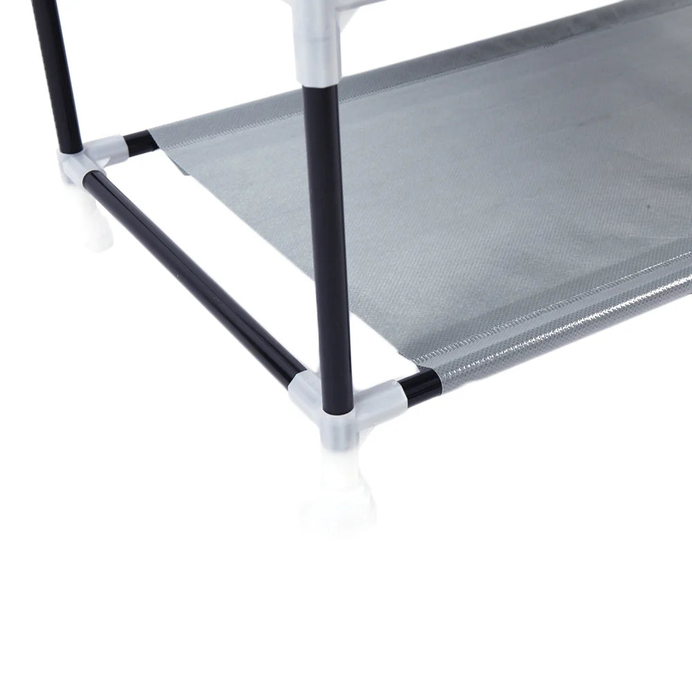 10 Tiers Shoe Rack with Dustproof Cover Closet Shoe Storage Cabinet Organizer