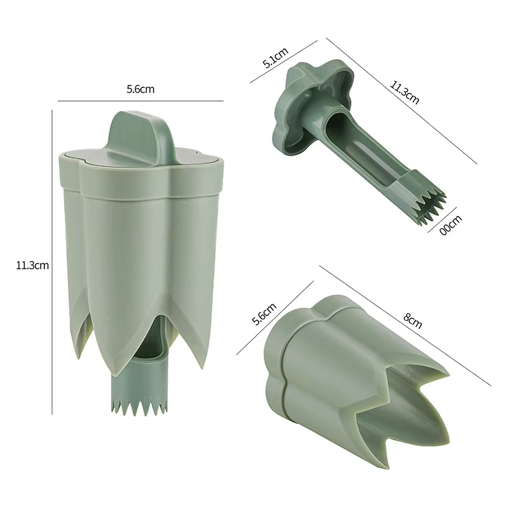 2-in-1 Portable Fruit and Vegetable Corer - Effortless Seed Removal Tool for Your Kitchen!