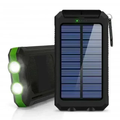 200,000mAh Waterproof Solar Power Bank – Fast Charging External Battery with SOS & Dual USB for iPhone, Samsung & Android