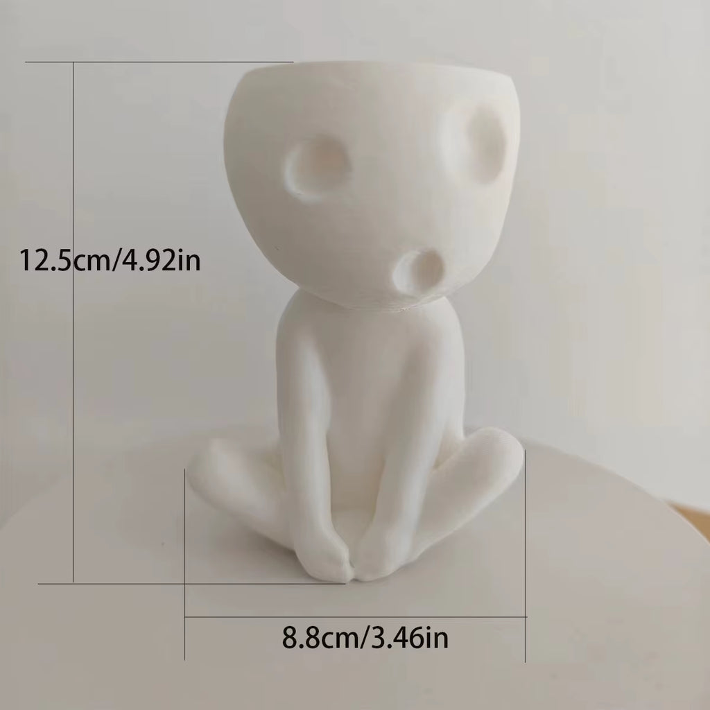 Adorable Kawaii Tree Elves Planter Pot - Perfect for Small Plants & Air Plants - Charming Indoor Flower Pot Holder