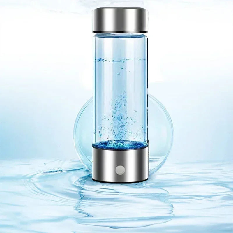 Hydrogen Oxygen Water Cup - Dual Chamber H2 Inhalation & Lonizer for Ultimate Hydration and Health