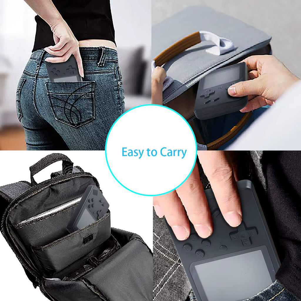 400-in-1 Portable Retro Handheld Game Console with 3.0 Inch Color LCD - Endless Fun on the Go!