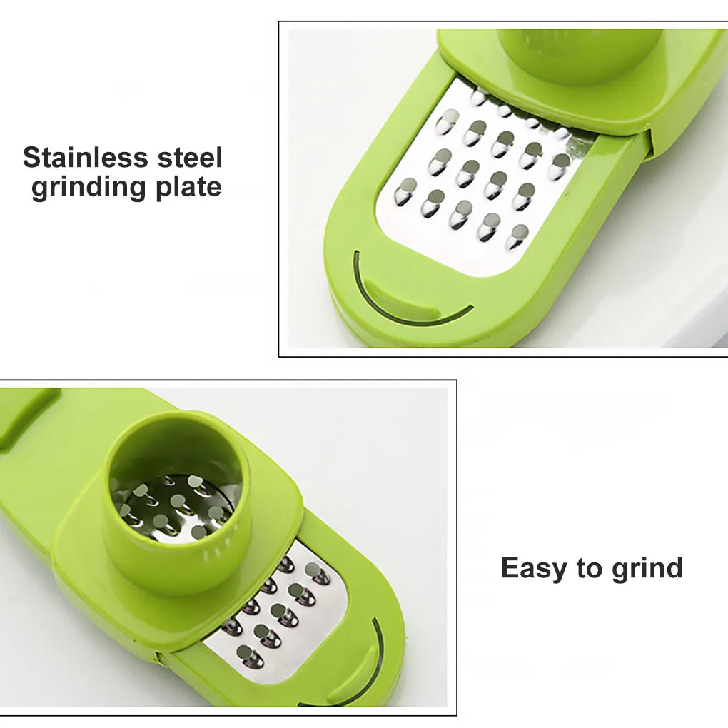 Multi-Functional Garlic Crusher and Peeler - Essential Kitchen Tool for Effortless Ginger and Garlic Prep