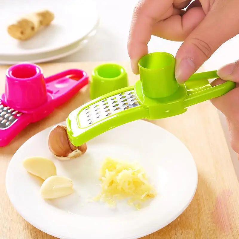 Multi-Functional Garlic Crusher and Peeler - Essential Kitchen Tool for Effortless Ginger and Garlic Prep