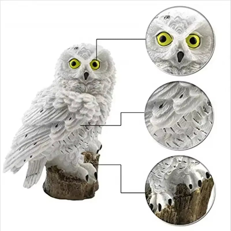 Illuminate Your Garden with Solar Owl LED Lawn Lamp – Waterproof Outdoor Christmas Light Decor