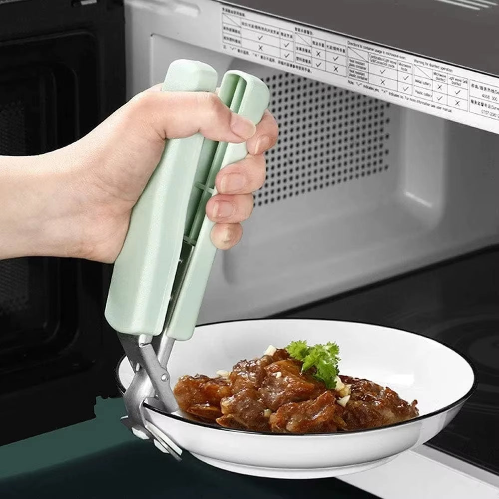 Anti-Scald Hand Clamp - Safe Kitchen Tool for Steaming and Serving Vegetables