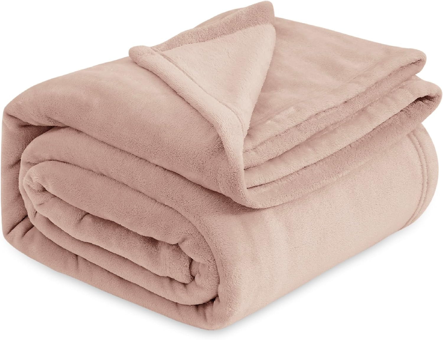 Gentlesoft Brown Fleece Throw Blanket - Ultra-Soft 300GSM Cozy Plush for Couch, Sofa, Bed - Lightweight 50x60 Inches Perfect for Toddlers