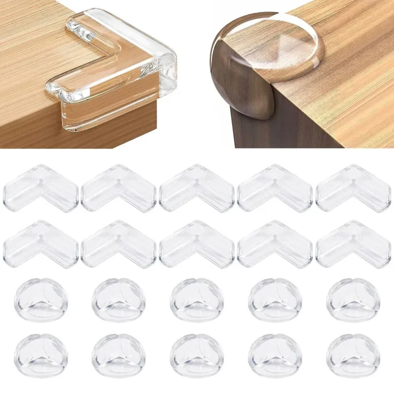 Clear Table Corner Protectors – Baby Safety Edge Guards for Furniture