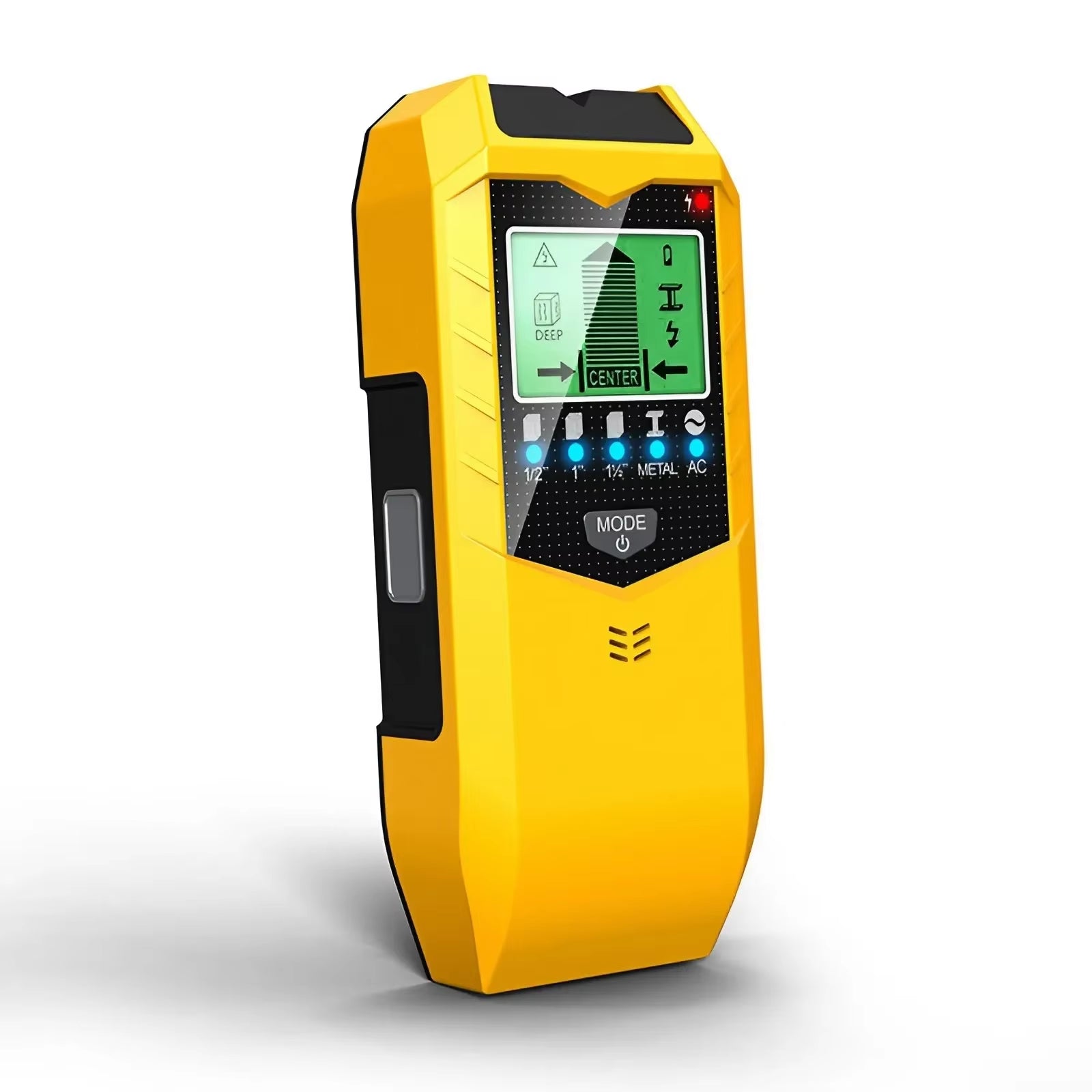 5-in-1 Handheld Metal Detector and Stud Finder - Versatile Current, Wire, Wood, and Post Scanner