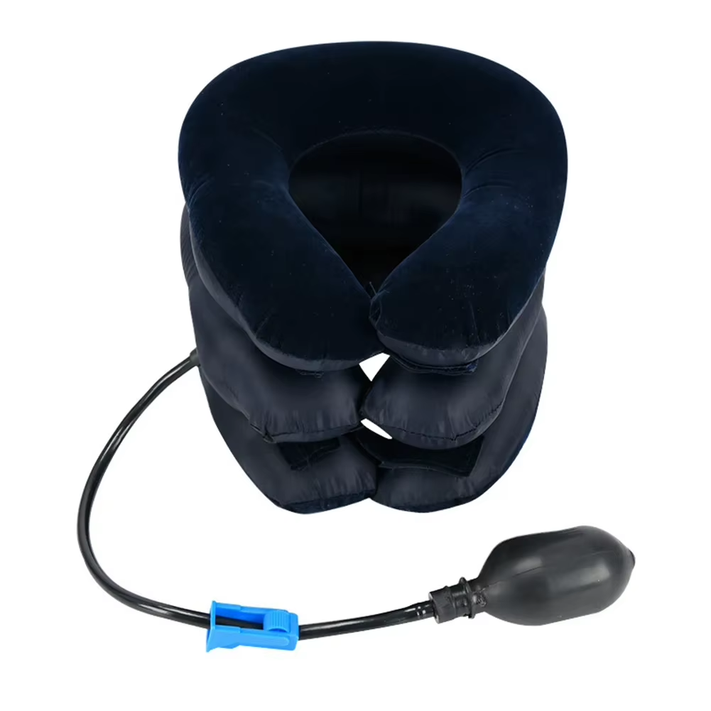 Inflatable Neck Stretcher – Air Cervical Traction Support for Stress Relief & Relaxation at Home or Office